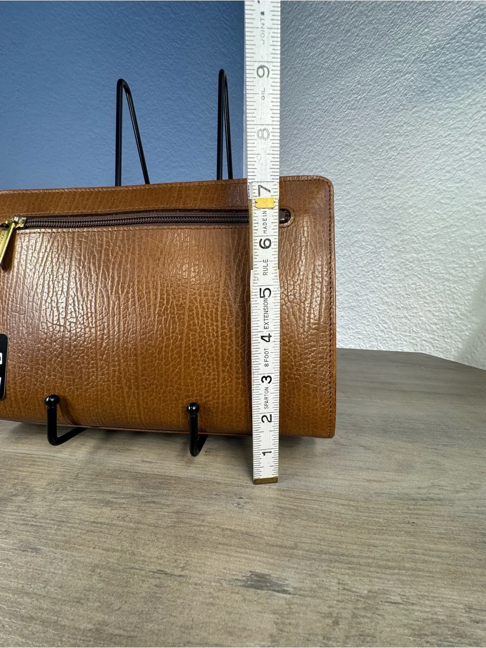 Vintage Georges Rech Paris Mens Leather Document Case Portfolio NWT